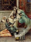 unknow artist Arab or Arabic people and life. Orientalism oil paintings 617 Germany oil painting artist